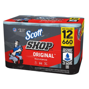 Scott Shop Towels Original (55 sheets/roll, 12 rolls)